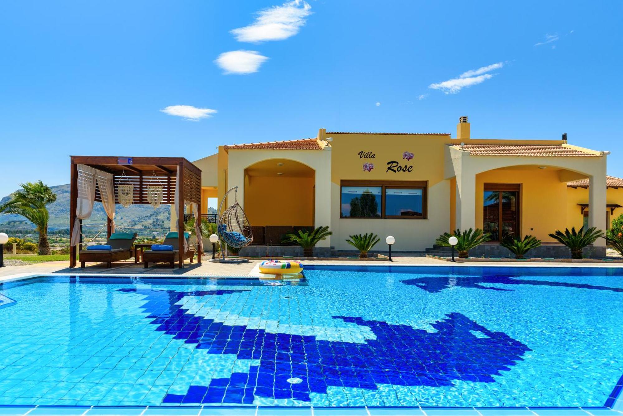 Villa Rose Kolymbia Bagian luar foto